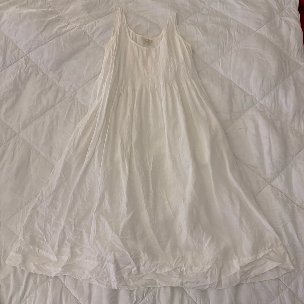 Banana Republic 100% Linen White Sleeveless Dress. Used. Small. - Picture 3 of 8